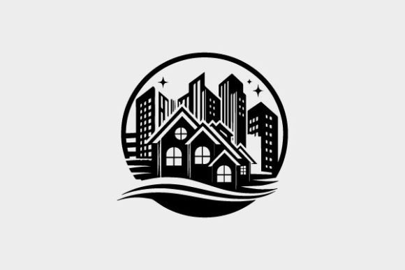 Download House Icon Coloring Page Black and White - Coloring page Collection