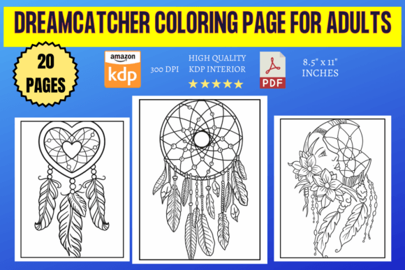 Download Dreamcatcher Coloring Page for Adults - Coloring page Collection