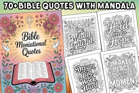 Download Bible Quotes with Mandala Coloring Pages - Coloring page Collection