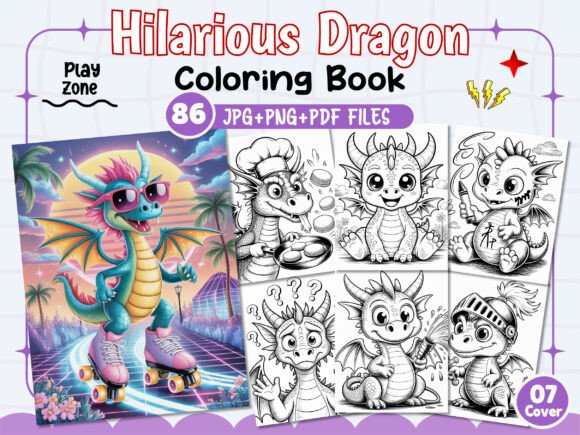 Download Hilarious Dragon Adult Coloring Pages - Coloring page Collection