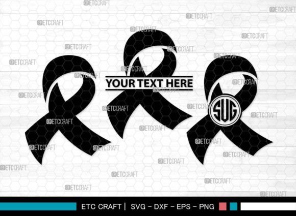 Download Awareness Ribbon Monogram, Feather Svg - Monogram Collection