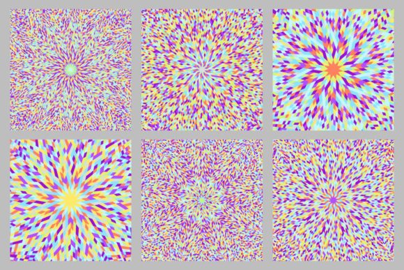 Download 6 Abstract Circular Pattern Backgrounds - Circular Collection