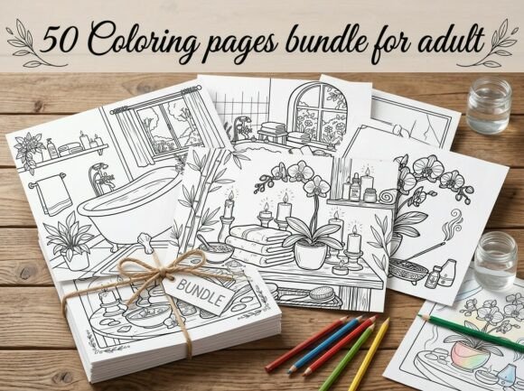 Download 50 Relaxing Spa Coloring Pages for Adult - Coloring page Collection
