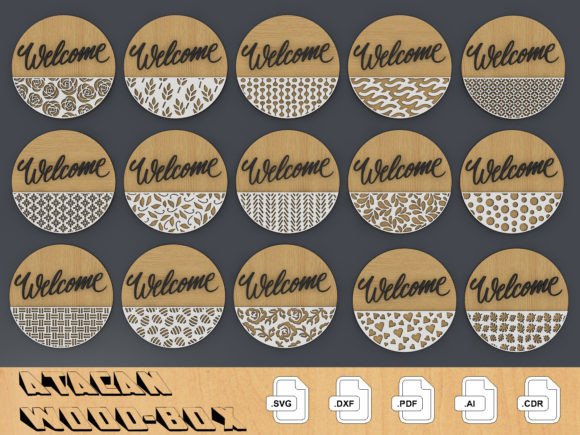 Download Door Sign Laser Pattern Svg Files 264 - Premium Resources