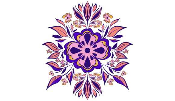 Download Floral Circular Pattern - Circular Collection