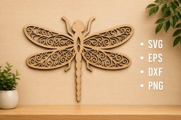 Download Dragonfly Wall Decor Laser Cut SVG - Wall decor Collection