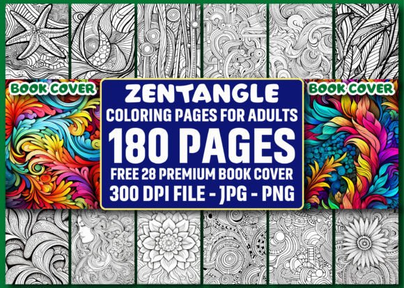 Download 180 Zentangle Coloring Pages for Adults - Coloring page Collection