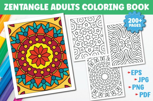 Download Zentangle Coloring Pages for Adults - Coloring page Collection